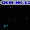 COSMOS J100241.42+014320.3