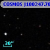 COSMOS J100247.70+014254.8