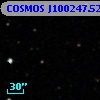 COSMOS J100247.52+014242.4