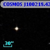 COSMOS J100218.42+014237.6