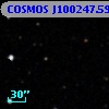COSMOS J100247.59+014227.9