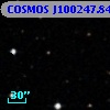 COSMOS J100247.84+014216.6