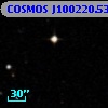 COSMOS J100220.53+014159.9