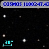 COSMOS J100247.42+014151.5