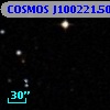 COSMOS J100221.50+014135.3