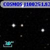 COSMOS J100251.82+014113.1
