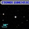 COSMOS J100247.92+014109.7