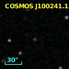 COSMOS J100241.13+014102.4