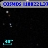 COSMOS J100221.37+014054.5