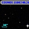 COSMOS J100240.26+014054.3