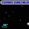COSMOS J100240.47+014041.9