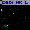 COSMOS J100242.14+014024.0