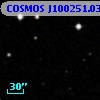 COSMOS J100251.03+014010.8