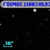 COSMOS J100249.92+014000.2