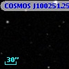 COSMOS J100251.25+013930.2