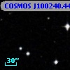 COSMOS J100240.44+013922.9