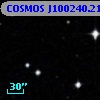 COSMOS J100240.21+013915.4