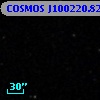 COSMOS J100220.82+013909.3