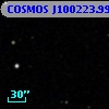 COSMOS J100223.99+013904.0
