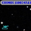 COSMOS J100247.61+013758.0