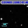 COSMOS J100247.40+013746.7