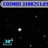 COSMOS J100251.89+013736.7