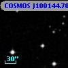 COSMOS J100144.70+013852.6