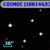 COSMOS J100144.92+013806.4