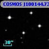 COSMOS J100144.72+013738.4