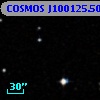 COSMOS J100125.50+013944.9