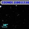 COSMOS J100117.86+013758.5
