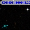 COSMOS J100043.22+014700.0