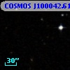 COSMOS J100042.61+014713.3