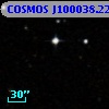COSMOS J100038.22+014710.2