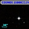 COSMOS J100022.74+014707.2