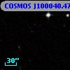 COSMOS J100040.47+014641.9