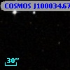 COSMOS J100034.67+014635.0