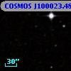 COSMOS J100023.48+014553.8