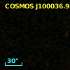 COSMOS J100036.93+014553.1