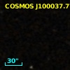 COSMOS J100037.77+014455.2