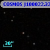 COSMOS J100022.32+014334.0