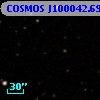 COSMOS J100042.69+014130.4