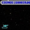COSMOS J100039.06+014118.4