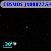 COSMOS J100022.54+014110.4