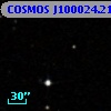 COSMOS J100024.21+014050.5