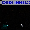 COSMOS J100035.72+014024.1