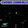COSMOS J100049.27+014024.6
