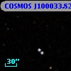COSMOS J100033.82+014003.8