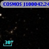 COSMOS J100042.24+013955.0