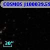 COSMOS J100039.59+013953.7